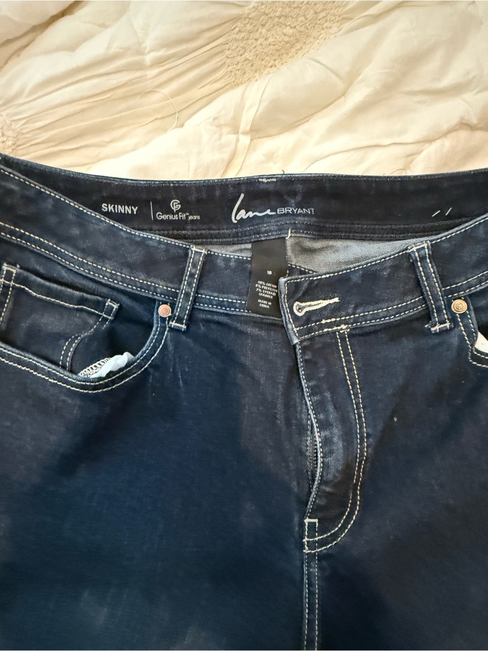 Lane Bryant Women’s Skinny Jeans in Dark Indigo
